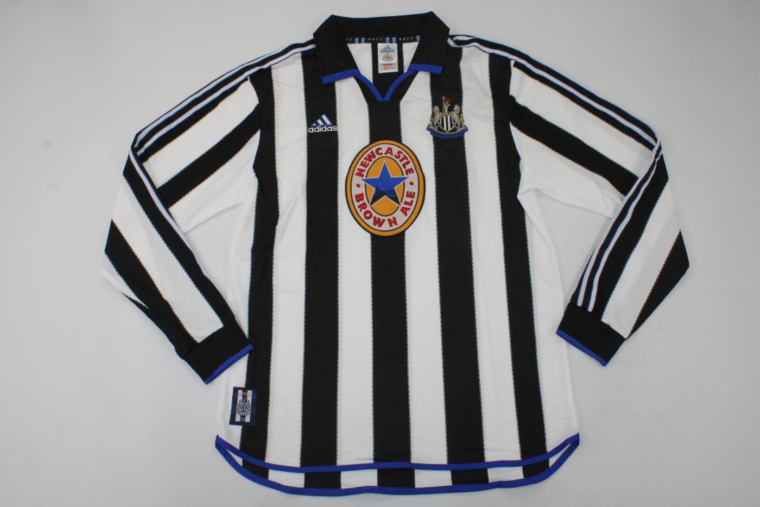 AAA Quality Newcastle 99/00 Home Long Soccer Jersey